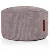 SITZSACK-HOCKER Pouf "Cord" 45x25cm - Grau, Textil (45/25/45cm) - Green Bean