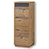 KOMMODE Eyecatcher farbige Schubkastenkommode mit Klappdeckel und Ablagefach - Fichtefarben, Holzwerkstoff (40/110/39cm) - Aileenstore