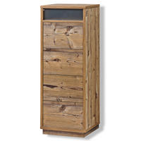 KOMMODE Eyecatcher farbige Schubkastenkommode mit Klappdeckel und Ablagefach - Fichtefarben, Holzwerkstoff (40/110/39cm) - Aileenstore