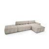 ECKSOFA mit Schlaffunktion Liptitz La, Beige - Beige, Textil (100/363cm) - Fedve