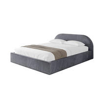 POLSTERBETT mit Bettkasten und Lattenrost, Bett mit Matratze H3/H4 - TIVON-V1 120x200 Dunkelgrau - Dunkelgrau, Holzwerkstoff/Textil (120/200cm) - ALTDECOR