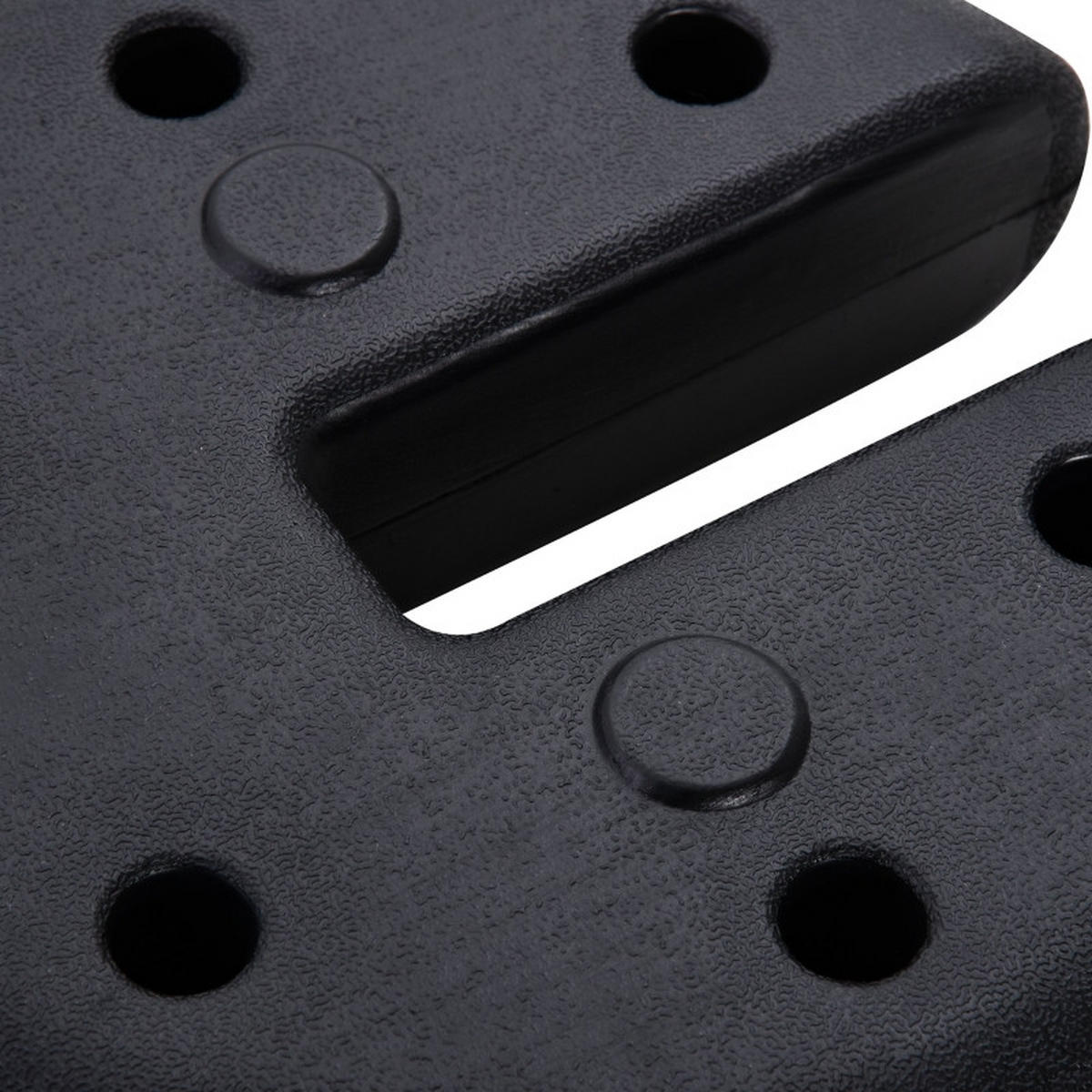 PAVILLON GEWICHTE Ø25 cm 5 kg schwarz - Schwarz, Kunststoff (25/6/25cm) - LEBENLANG