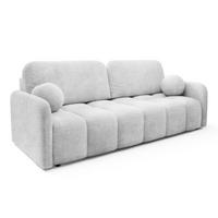 SOFA Cremona KUBI Ausziehbar Mit Bequemem Sitz 81 cm - Grau, Textil (218/90/88cm) - Sepro Meble