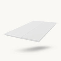 MATRATZENTOPPER orthopädisch 180 x 200 - Weiß, Textil (180/200cm) - Schlaftroll