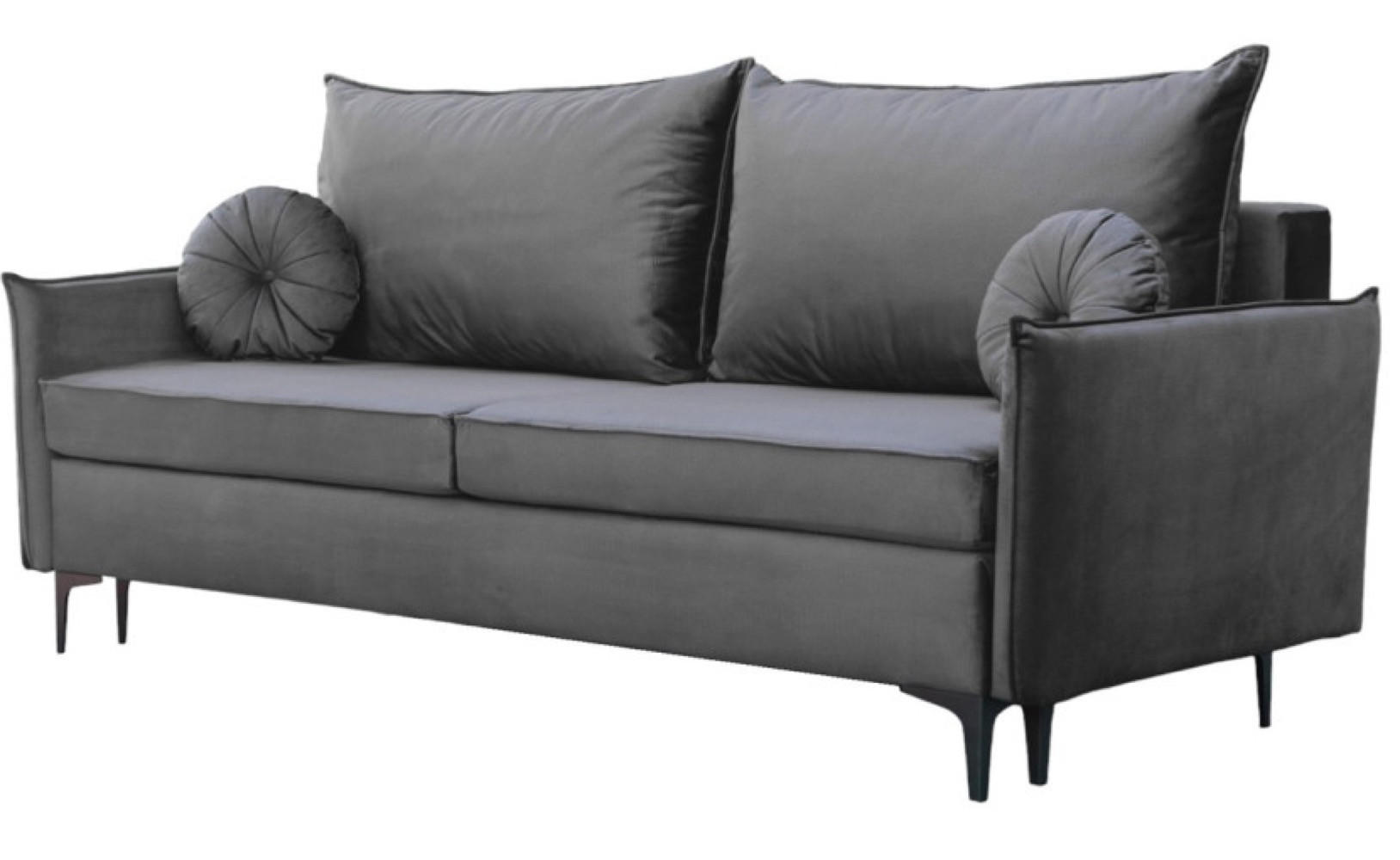 SOFA Grau LEA Mit Schlaffunktion - Grau, Textil (215/96/94cm) - Sepro Meble