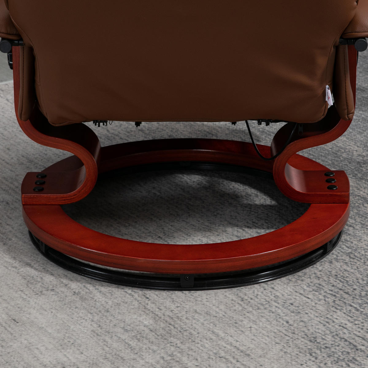 RELAXSESSEL DE-06370 145° neigbar, verstellbare Fußstütze Braun - Braun, Metall (87/100/78cm) - ComfortXL