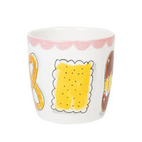 BECHER Kekse in Bunt - 500 ml - Multicolor, Keramik (0.5L) - Blond Amsterdam