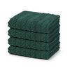 HANDTUCH Sensual Skin Zopf 4er-Set - Dunkelgrün, Textil (50/100cm) - Ross