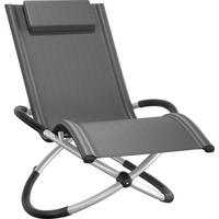 SONNENLIEGE Paulina, 150 x 73 x 93 cm, grau - Grau, Metall (73/93/150cm) - tectake