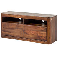 TV-BOARD Sheesham 130x40x58 walnuss gewachst TORONTO #219 - Walnussfarben, Holz (130/58/40cm) - Massivmoebel24