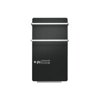 HANDTUCHTROCKNER Schwarz mit Elektrosystem und Wandhalterung 2000 W - Schwarz, Metall (46/80/17cm) - Purline