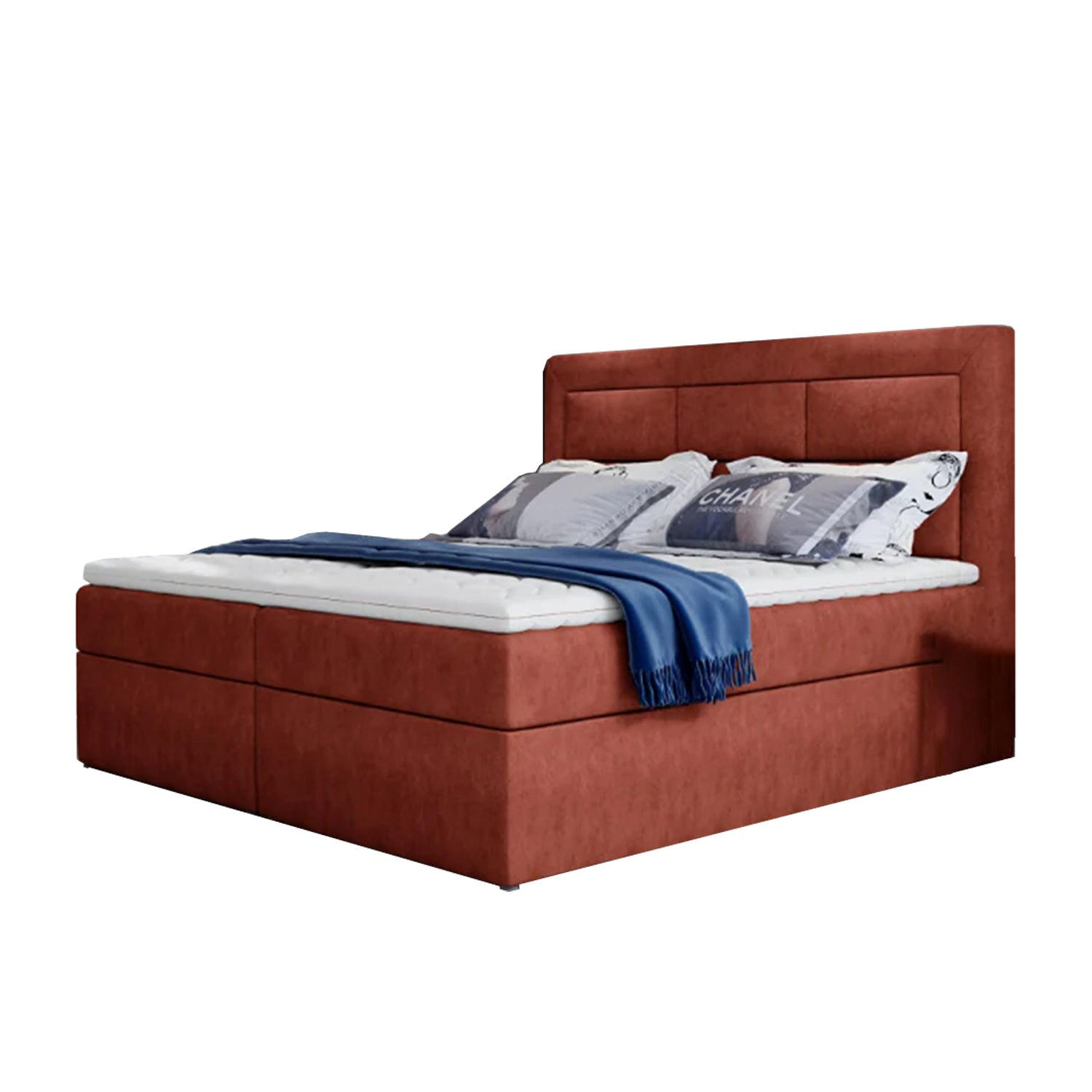 Best For Home Boxbett Dunkelorange 140x200 cm