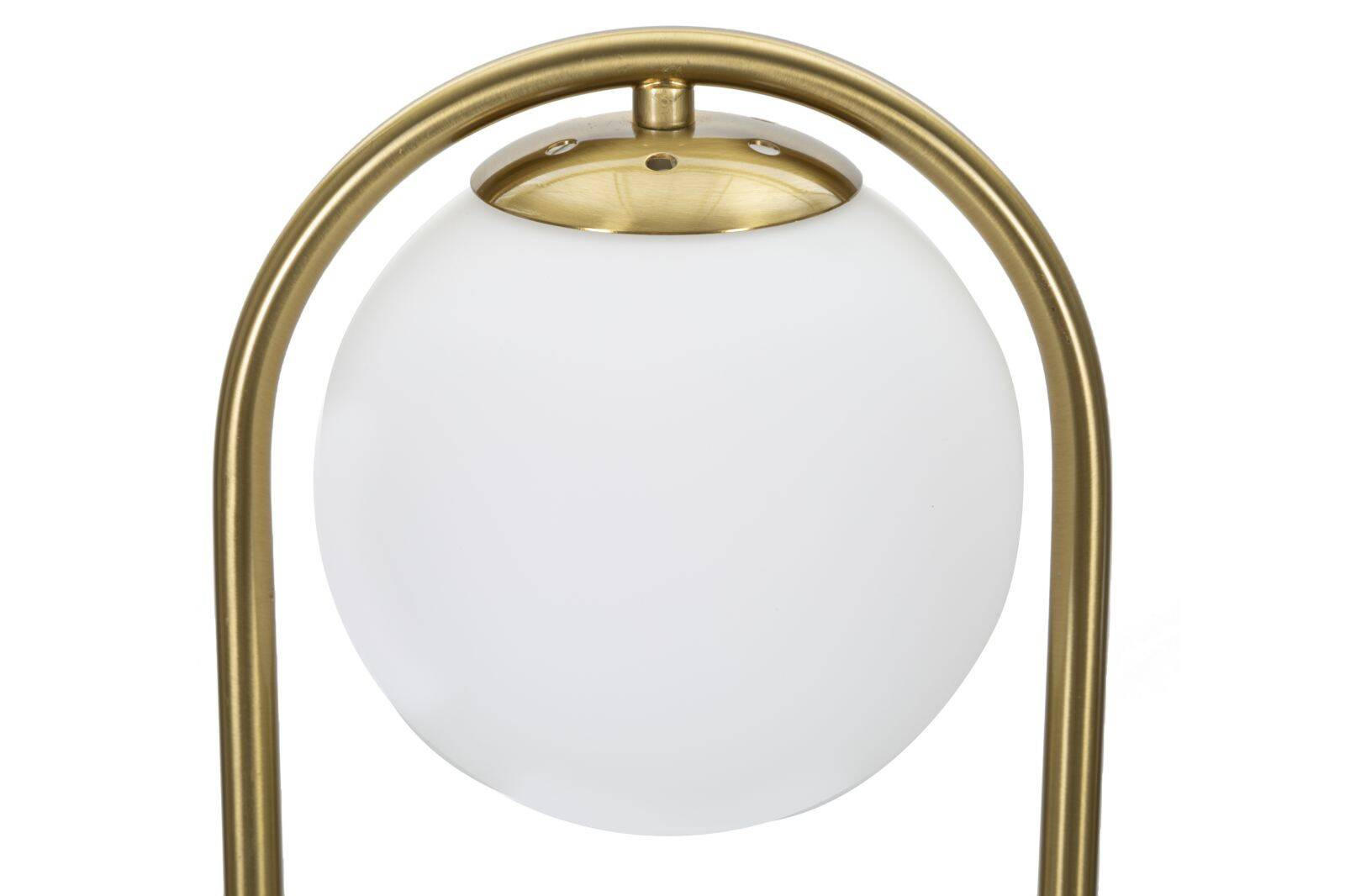 TISCHLEUCHTE Glamy Arc 47 cm - Goldfarben, Metall (21/21/47cm) - Mauro Ferretti