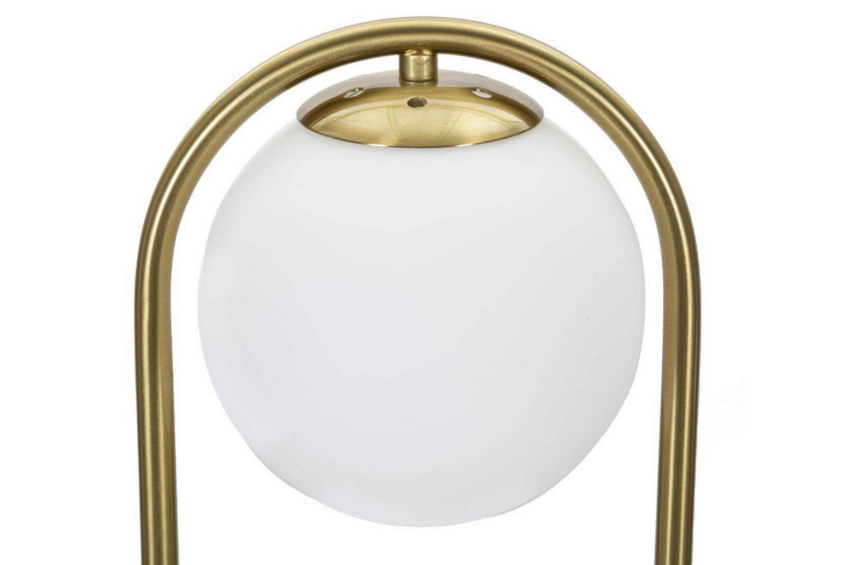 TISCHLEUCHTE Glamy Arc 47 cm - Goldfarben, Metall (21/21/47cm) - Mauro Ferretti