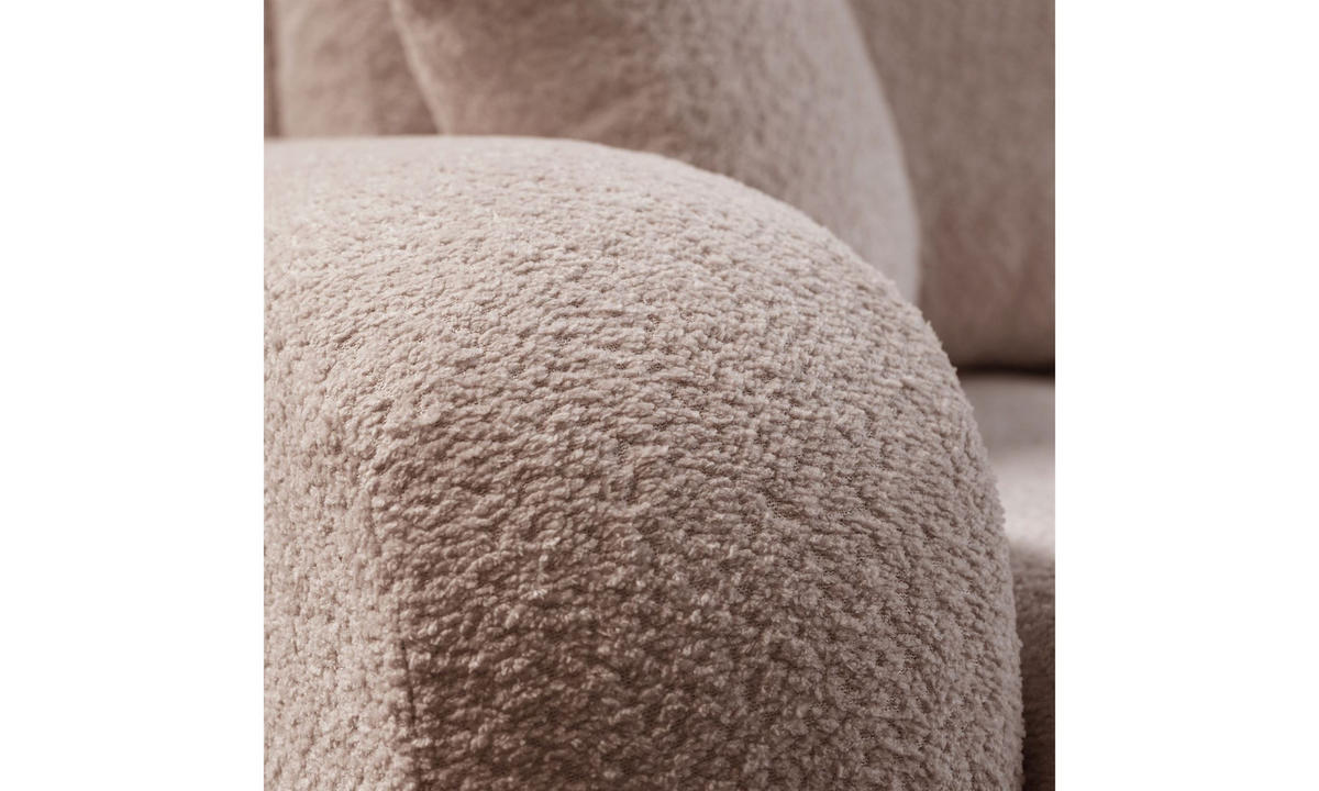 ECKSOFA MALIBU XL 275/150/87 cm Coral 45 - Altrosa, Textil (275/150cm) - Lookway