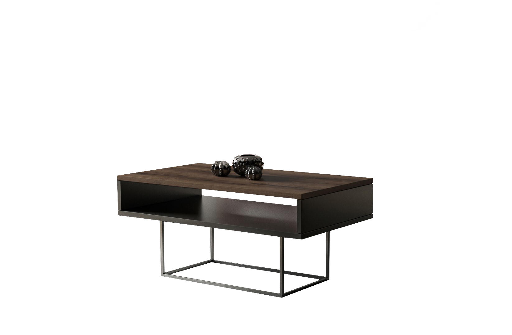 Endo-Moebel Couchtisch Mooreiche 60x53x100 cm
