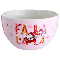 SCHALE Peanuts 600 ml - Pink, Keramik (14/14/8cm) - Butlers