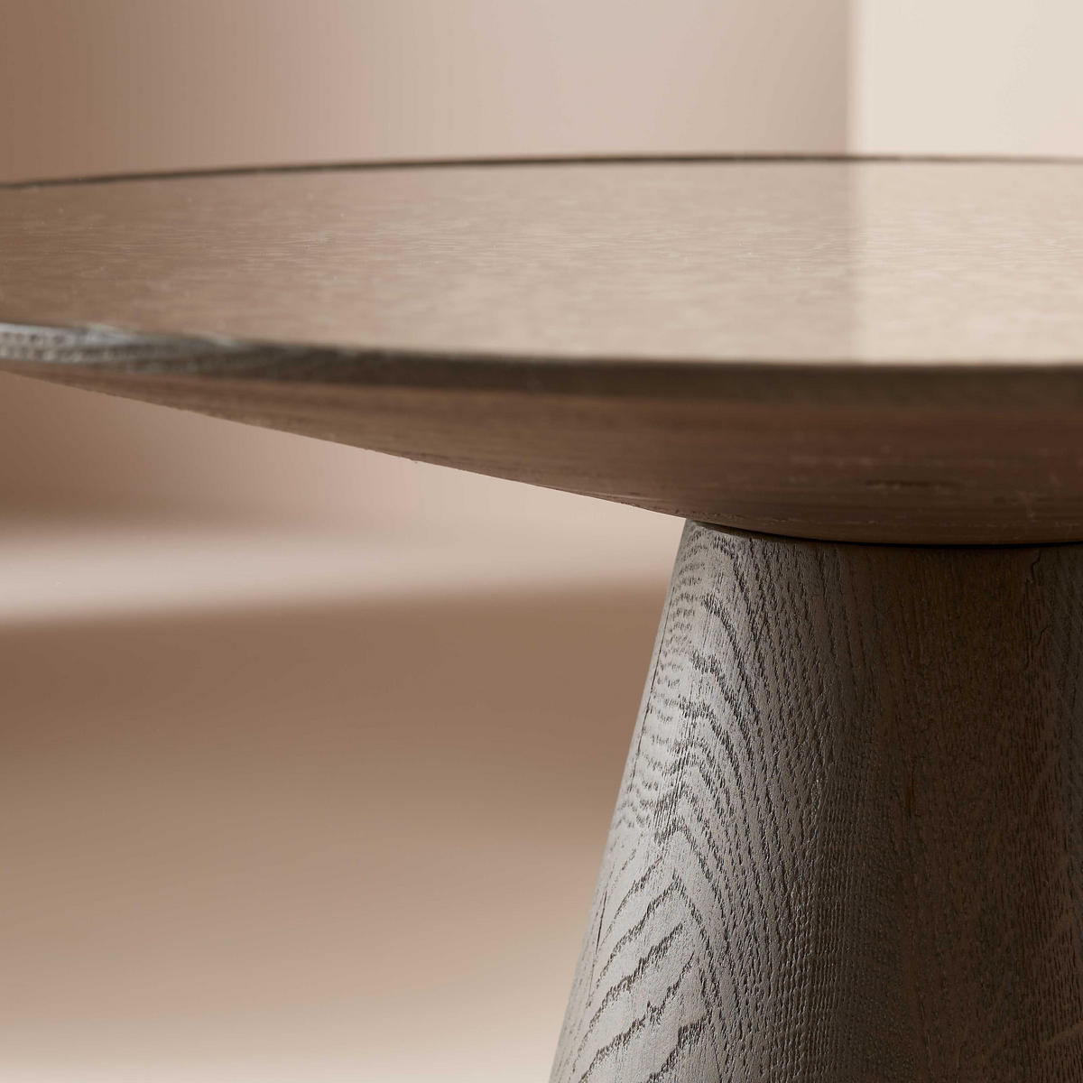 COUCHTISCH aus eiche und blaustein - mafra 70/70/40 cm - Eschefarben, Holz (78/70/40cm) - Signature