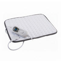 HEIZKISSEN, 40x30cm, Flauschig, 3 Stufen, 100W, Weiß, Elektrisches Wärmekissen, Wärme Pad, Thermokissen, Abschaltautomatik, Komfort, Weich, Wärme - Weiß, Textil (40/30cm) - Mia