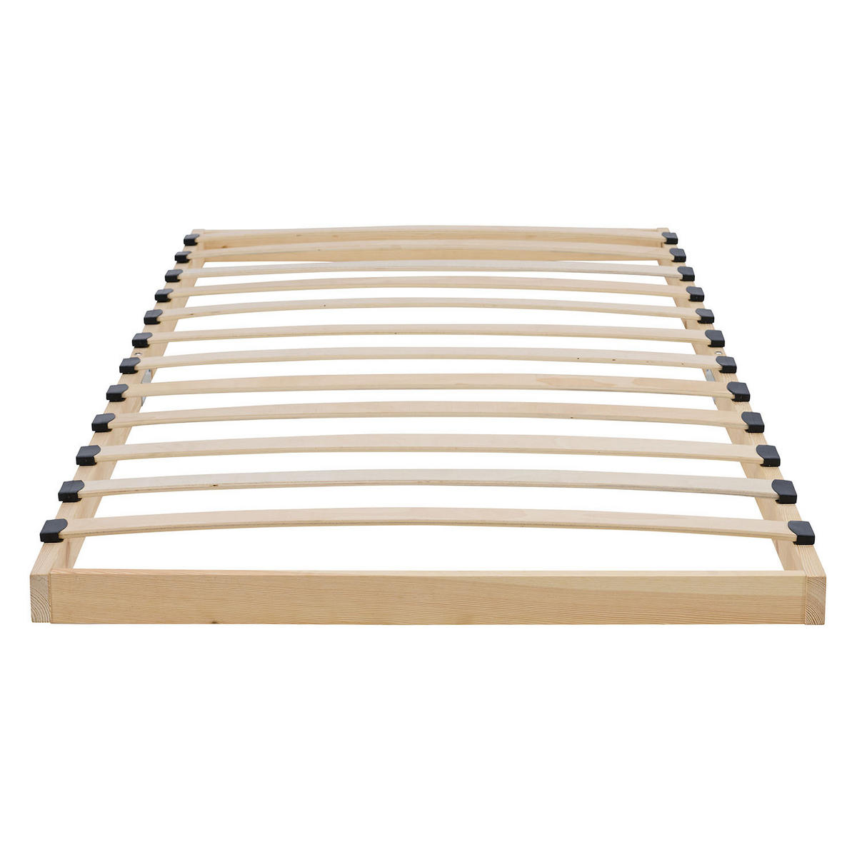 LATTENROST 90/200 cm Rollrost - Braun, Holz - Homestyle4u