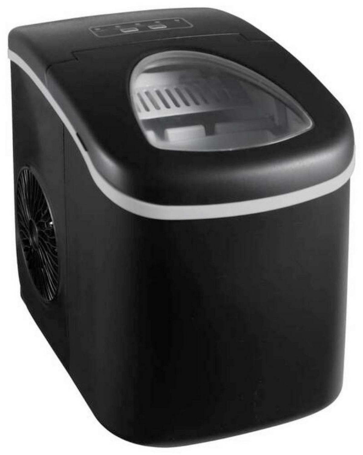 EISWÜRFELMASCHINE Kurt Schwarz max. 95 Watt - Schwarz, Kunststoff (29.4/29/22.2cm) - Mömax