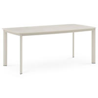 GARTENTISCH TAVOLO - Creme, Metall (90/180/75cm) - IDIMEX