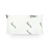 MEMORY FOAM KOPFKISSEN Aloe Vera 40x80 cm – ergonomisches Visco Kissen mit atmungsaktivem Bezug, anpassungsfähig & waschbar - Weiß, Textil (40/80cm) - Mister Sandman