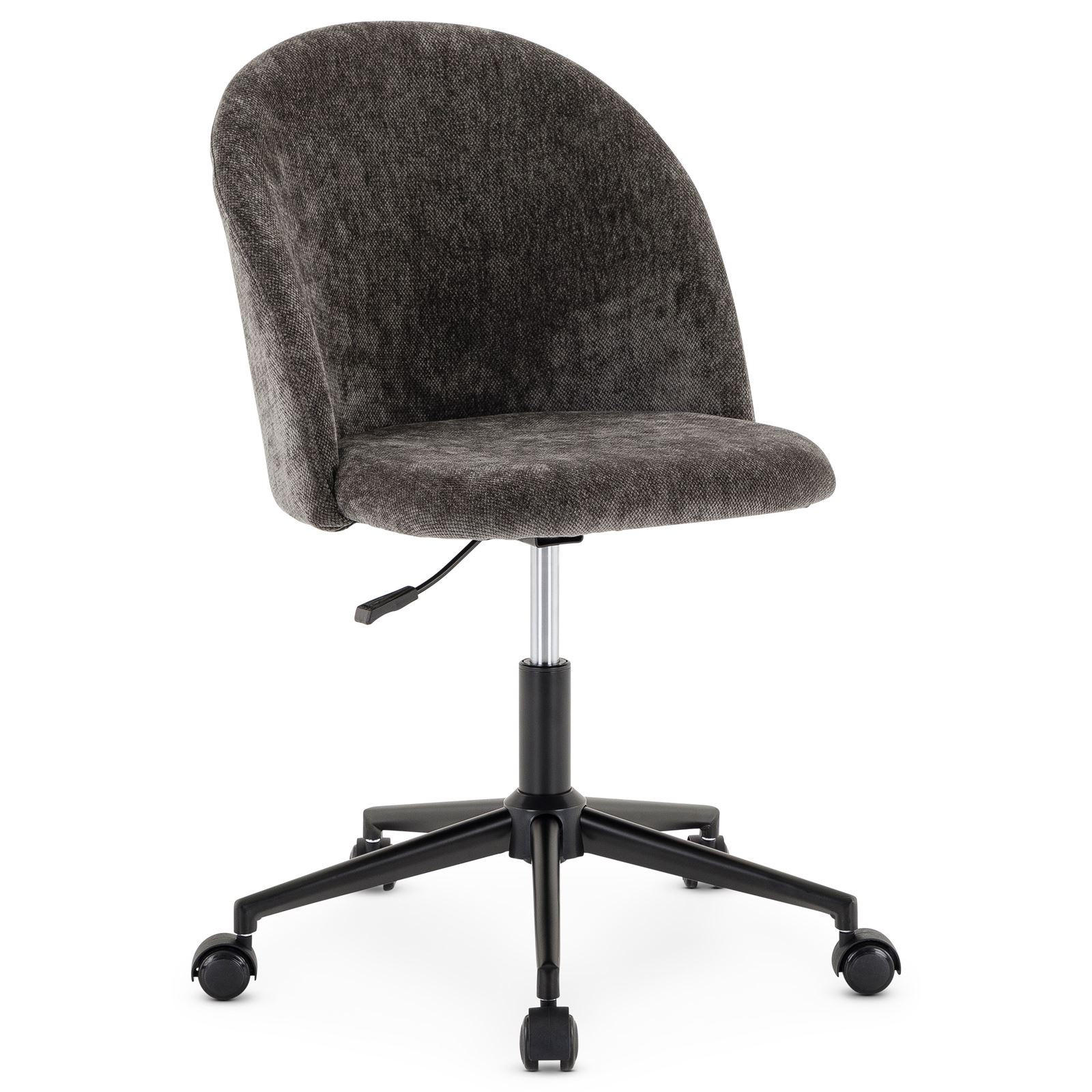 Thumbnail - Idimex Bürodrehstuhl, Anthrazit, Textil, Mode, 50x81x54 cm, Arbeitszimmer, Bürostühle, Drehstühle