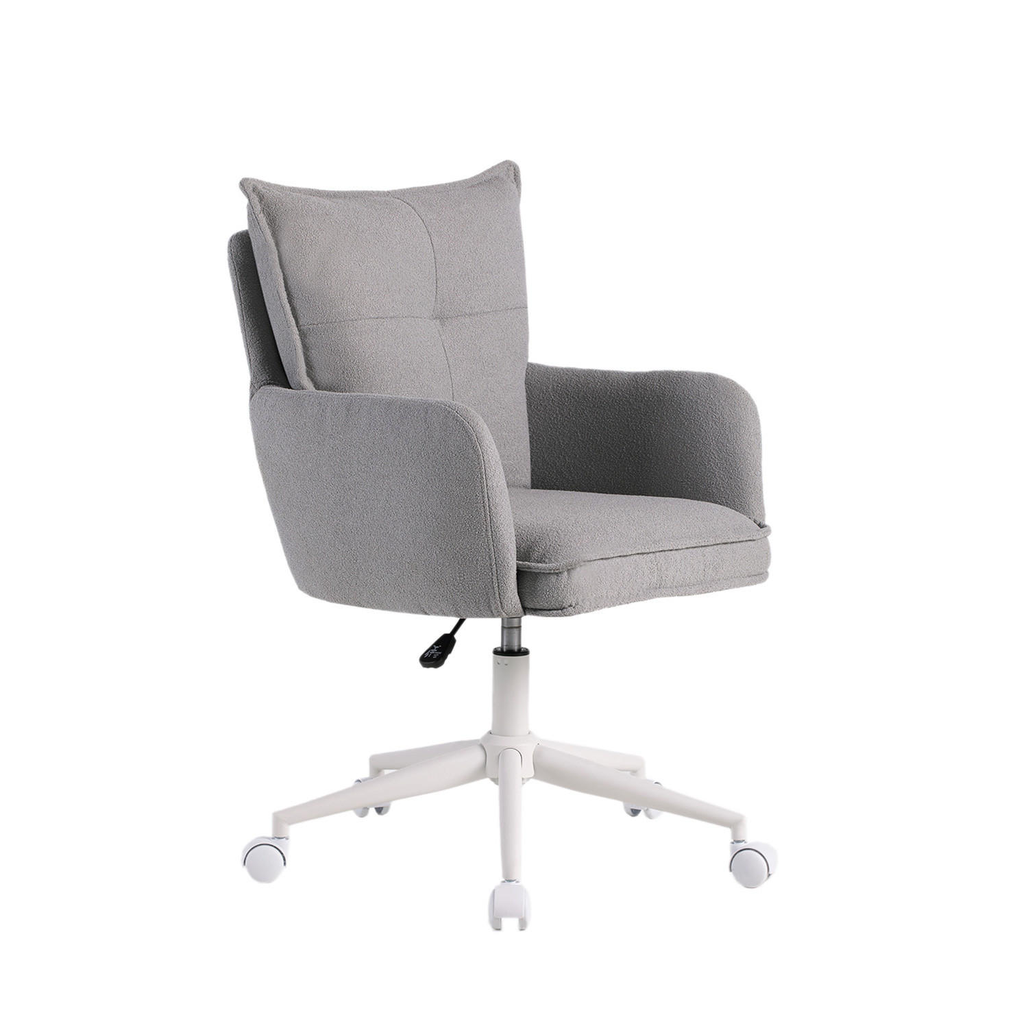 SCHREIBTISCHSTUHL Koen Grau 59 cm x 89-97 cm - Grau, Metall (59/89/63cm)