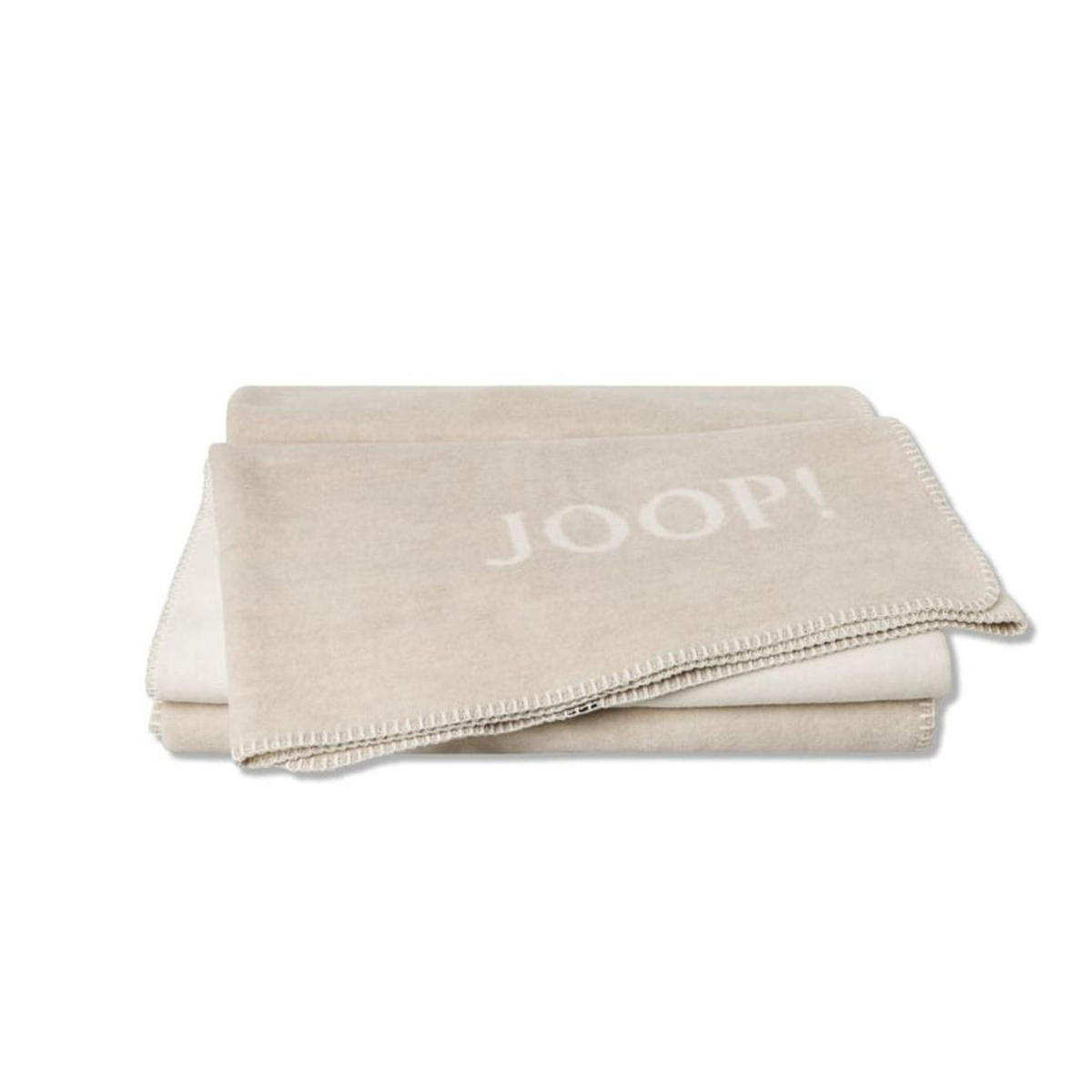 WOHNDECKE Uni-Doubleface Chateau-Natur 150 x 200cm - Naturfarben, Textil (150/200cm) - Joop!