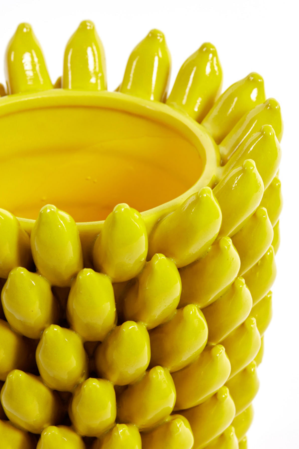 VASE Zita Gelb Ø25,5/34 cm - Gelb, Keramik (34cm) - Light & Living