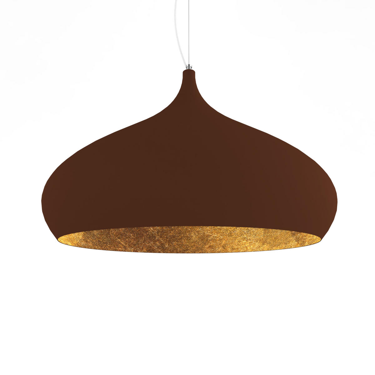 HÄNGELEUCHTE - Goldfarben, Metall (60/60/55cm) - Lumicom