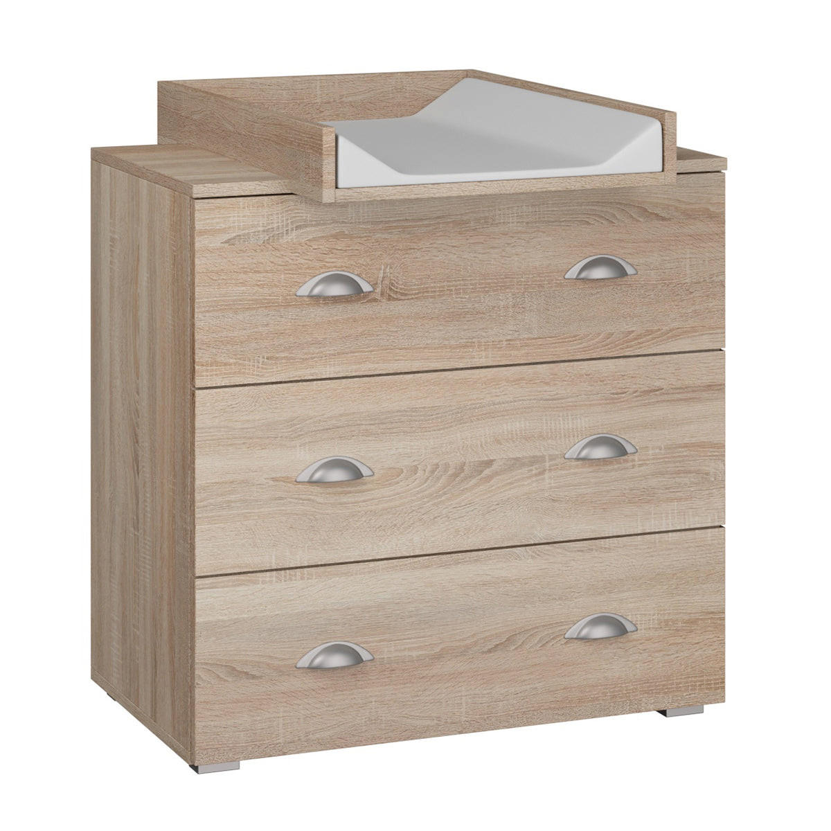 KINDERKOMMODE Lio Holz - Braun, Holzwerkstoff (80/90/48cm) - Petits-meubles
