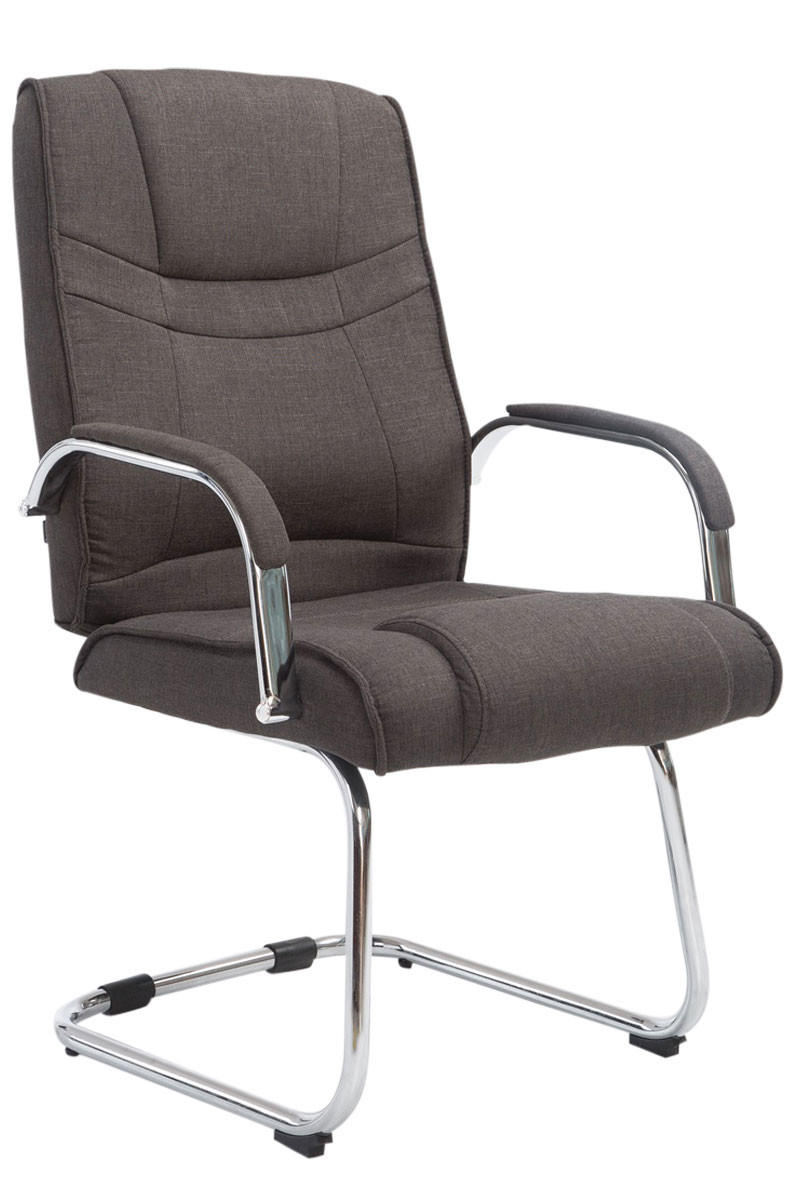 Deluke Besucherstuhl Dunkelgrau 60x104x67 cm