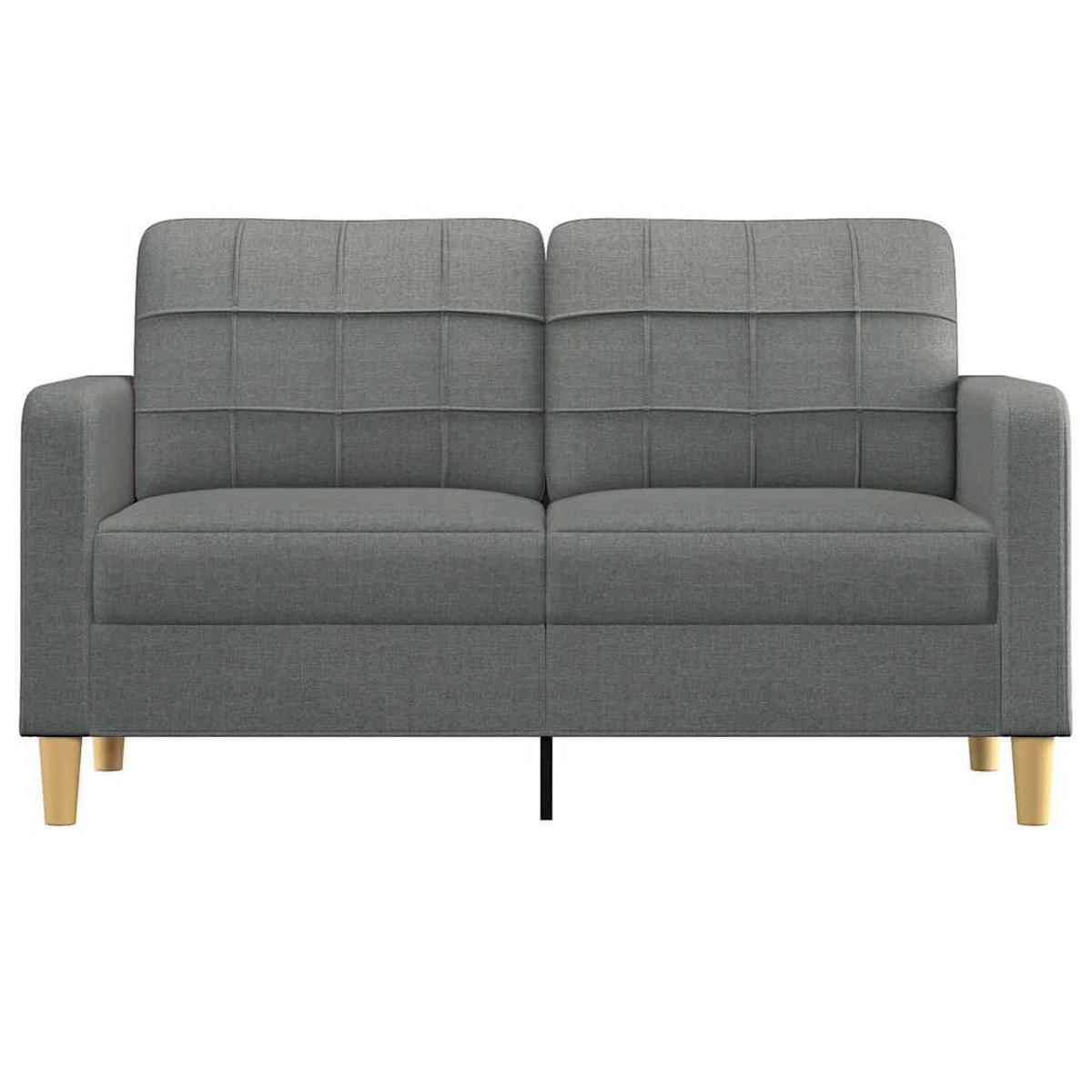 2-SITZER-SOFA Martin - Dunkelgrau, Textil (158/80/77cm) - Nettlife