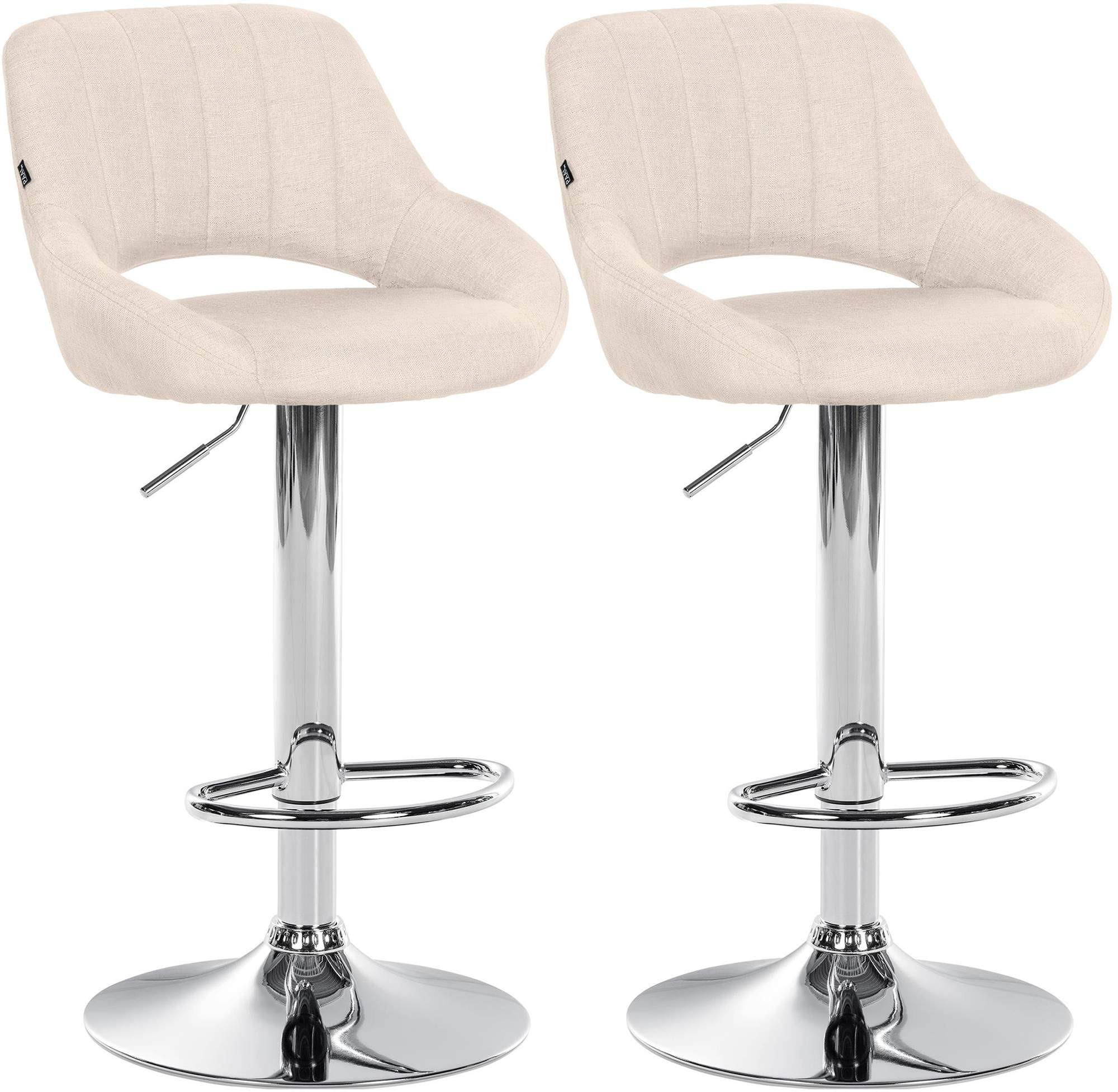 Deluke Barhocker Creme 47x85x48 cm