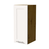 HÄNGESCHRANK Oslo W2/30 Eiche Artisan / Weiß Matt 30 / 32,5 / 72cm - Eiche Artisan/Weiß, Holz/Holzwerkstoff (30/72/32.5cm) - Feldmann-Wohnen