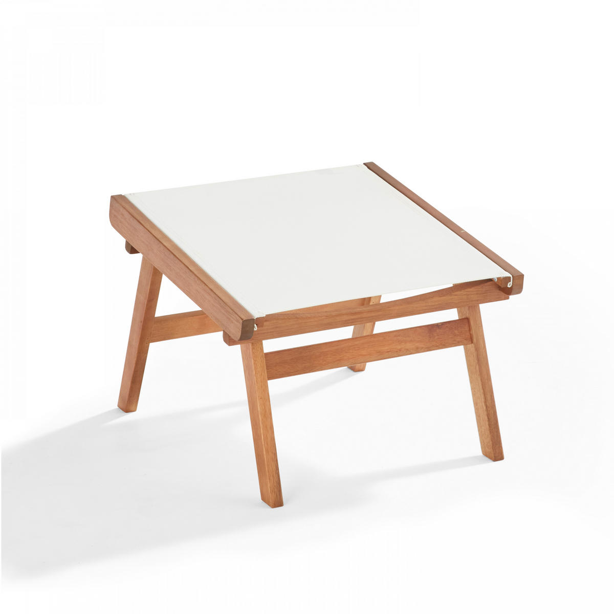 RELAXSESSEL, Weiß - Weiß, Holz (65/102/76cm) - Oviala