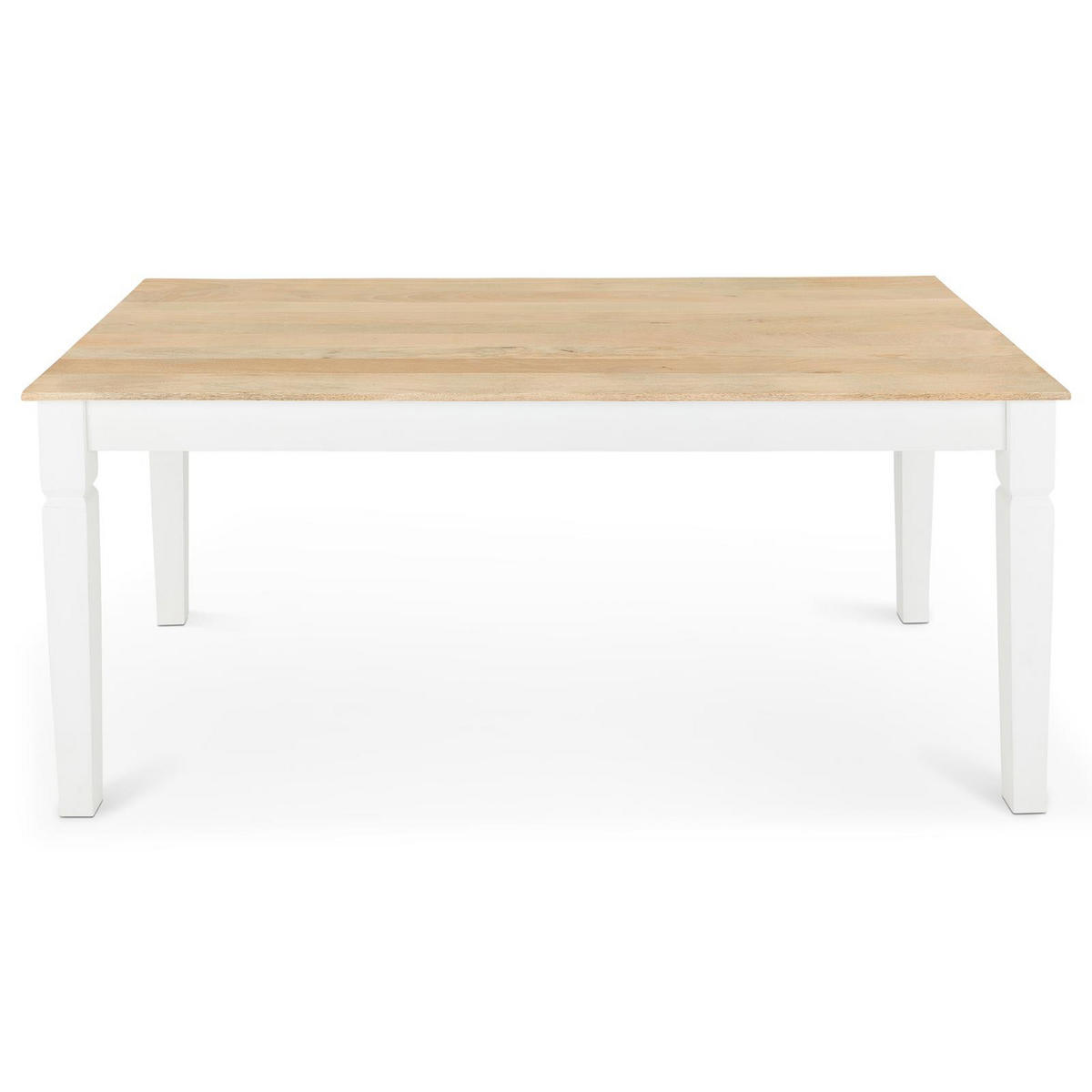 ESSTISCH PRIA natur, weiß - Naturfarben, Holz (90/180/78cm) - IDIMEX