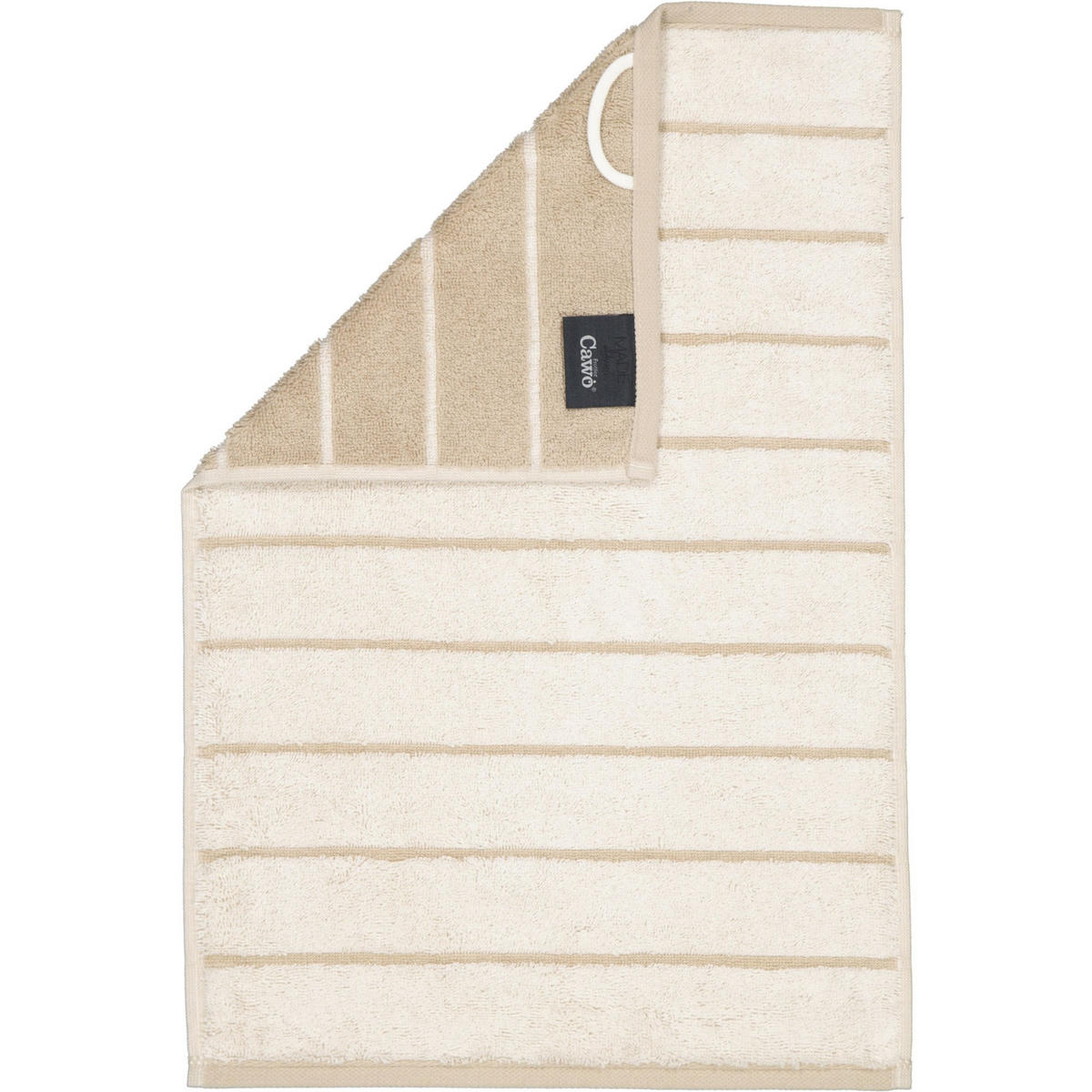 GÄSTETUCH Unisex Balance Beige 3er Pack Baumwolle - Beige, Textil (30/50cm) - Cawoe