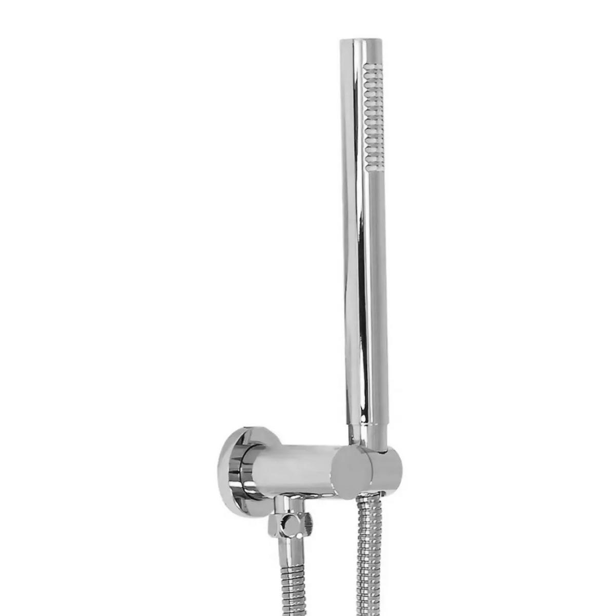UNTERPUTZ Wannen-/duschset Rea Lungo Chrome + Ibox - Chromfarben, Metall (16/9/38.5cm) - REA