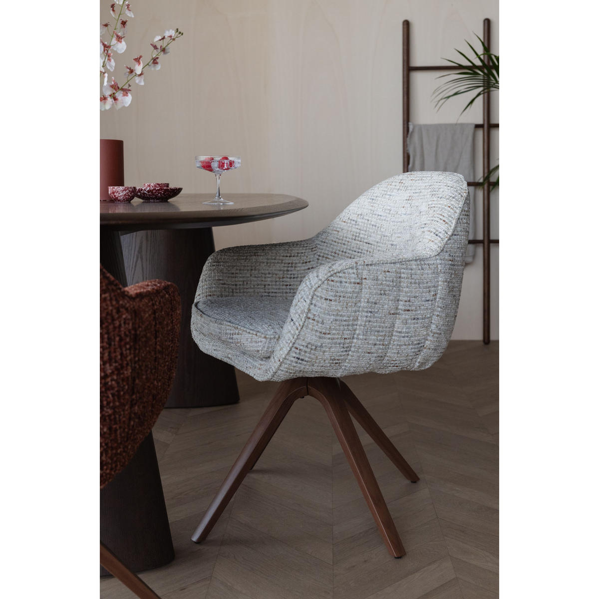 ESSZIMMERSTÜHLE Batoul Armleuning Beige - 2 er Set - Beige, Kunststoff (61/82/62cm) - Housecraft Living