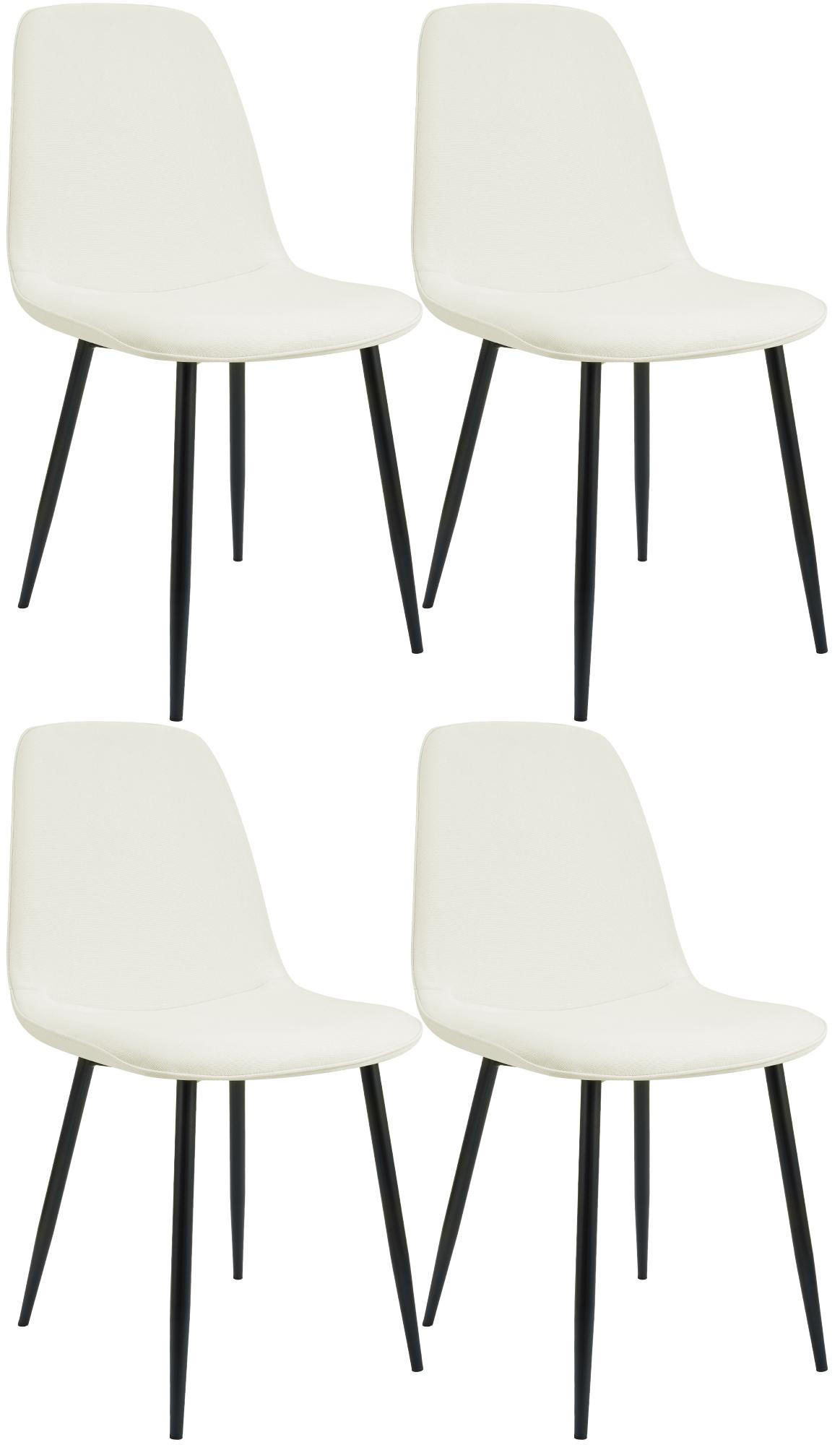 Deluke Esszimmerstuhl Creme 45x88x54 cm