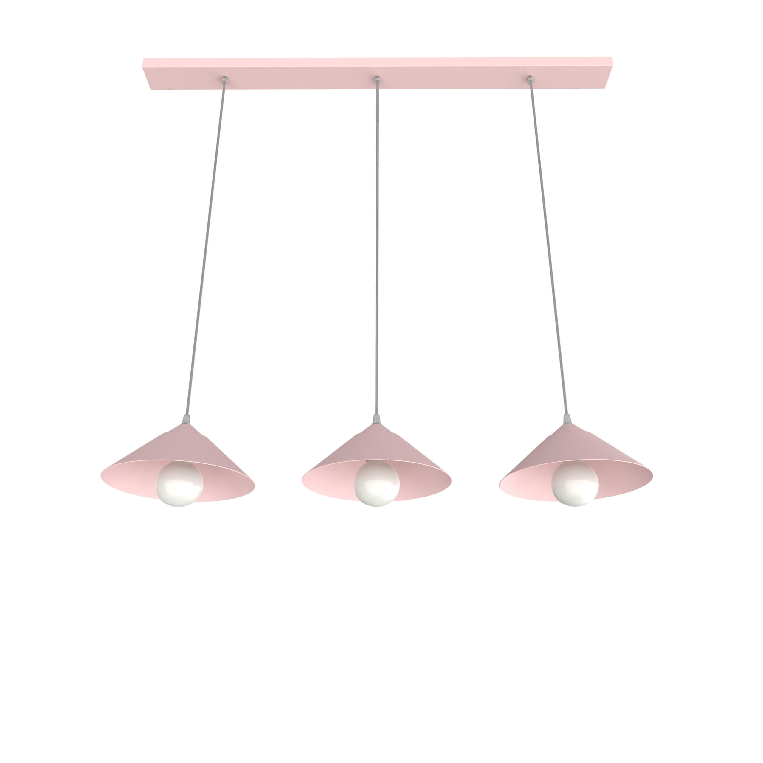 HÄNGELEUCHTE - Pink, Metall (25/100/120cm) - Lumicom