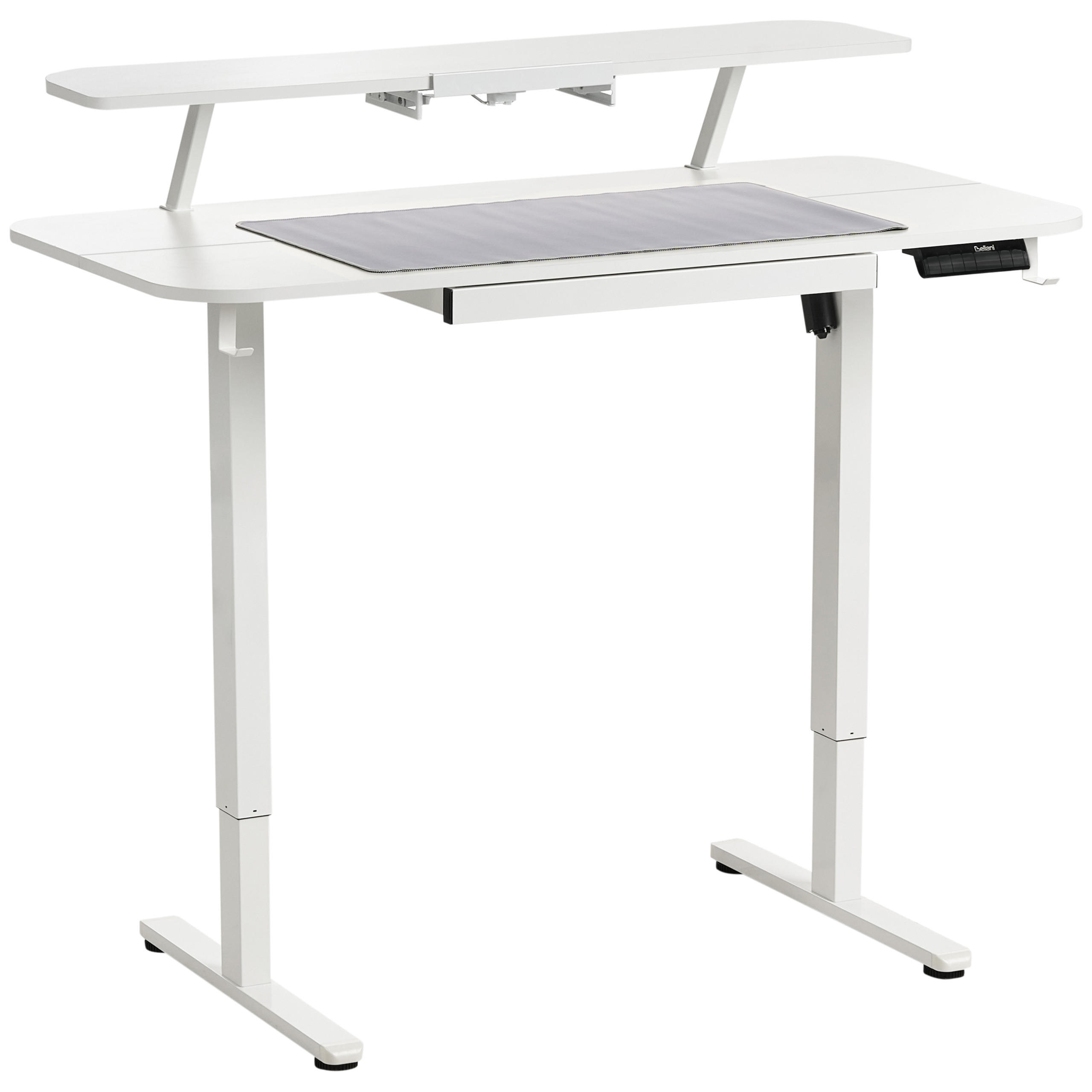 Beliani Schreibtisch Weiß 120x90x60 cm