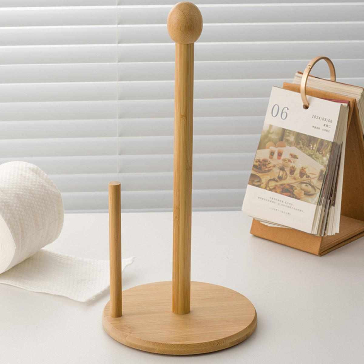 KÜCHENPAPIERHALTER, Holz, 31,7 x 15,5 cm - Braun, Holz (15.5/31.7/15.5cm) - Authentics
