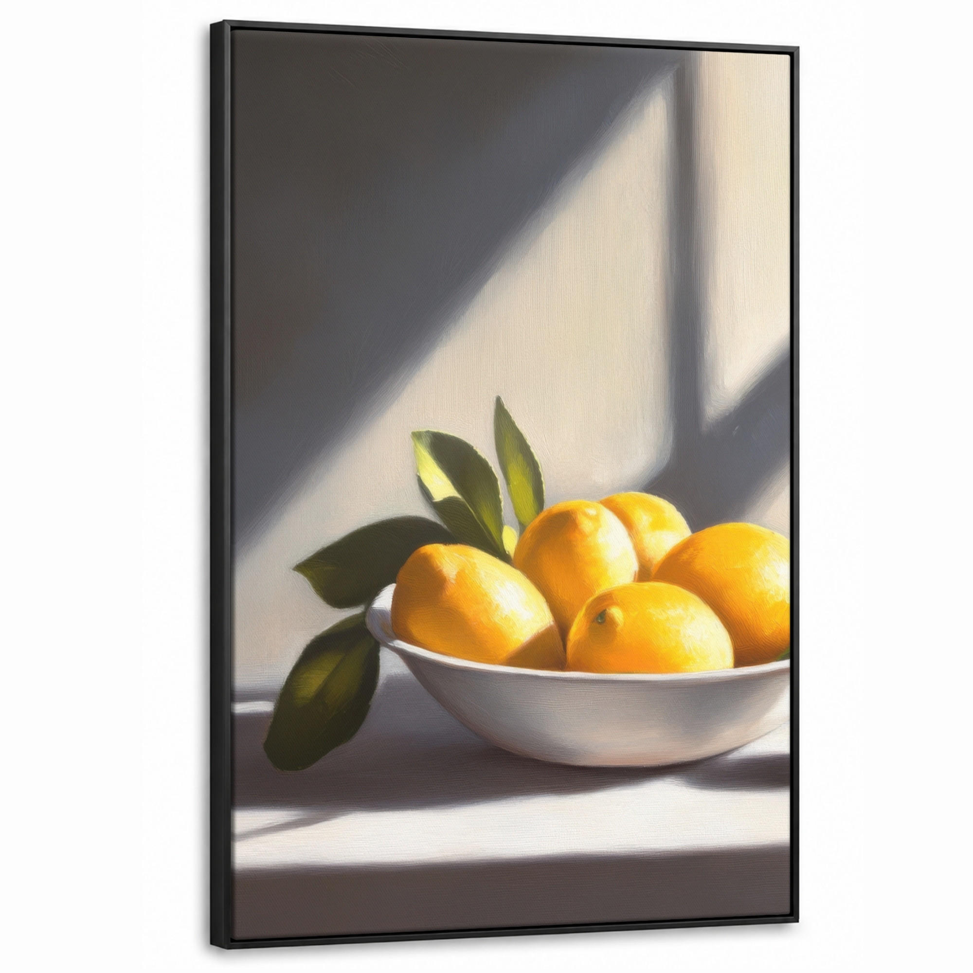 MuchoWow Leinwand Gelb 90x140 cm