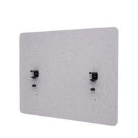 AKUSTIK-TISCHTRENNWAND Grau - Grau, Textil (75/60/2cm) - MCW