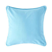 KISSENHÜLLE hellblau 30/30 cm, 100% Baumwolle - Hellblau, Textil (30/30cm) - Homescapes