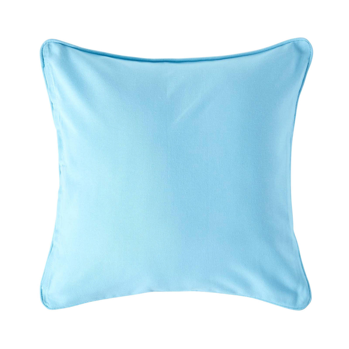 KISSENHÜLLE hellblau 30/30 cm, 100% Baumwolle - Hellblau, Textil (30/30cm) - Homescapes